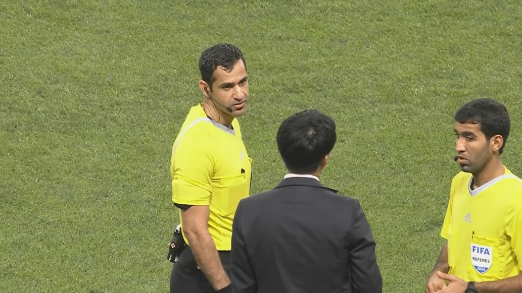  賈西姆執(zhí)法亞冠海港客戰(zhàn)神戶勝利船，此前主哨國足0-7日本