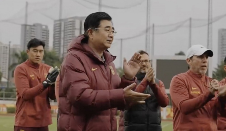  U20亞洲杯開賽在即，足協(xié)主席宋凱探班U20國(guó)青隊(duì)