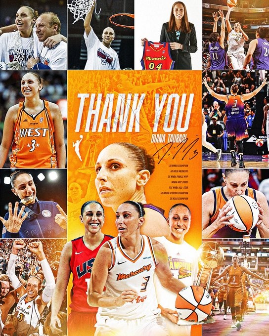  傳奇落幕！WNBA巨星陶樂西宣布退役 結(jié)束20年職業(yè)生涯