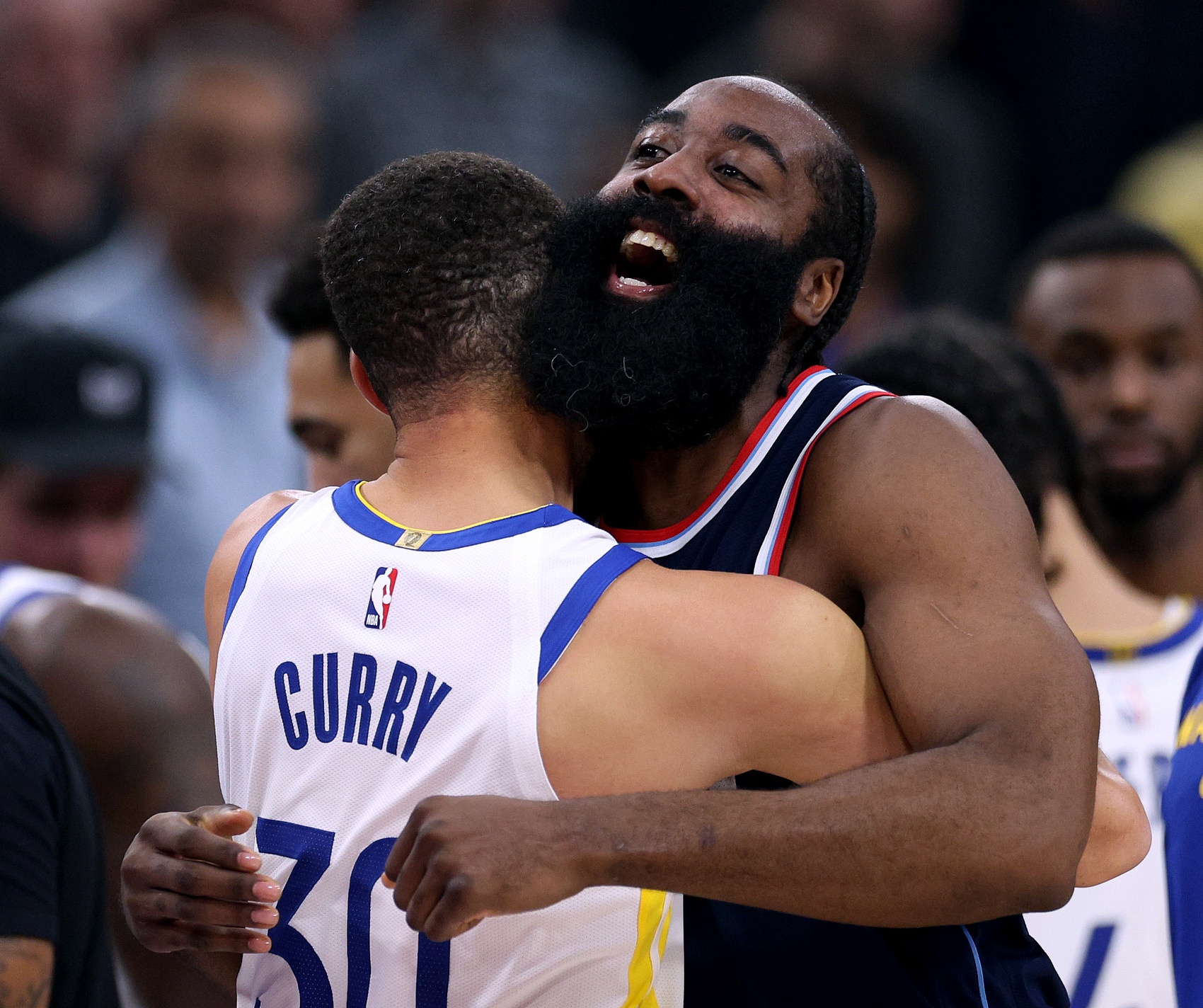  諸神黃昏！庫(kù)里哈登先后50+ NBA歷史首次兩名35歲以上球員轟50+！